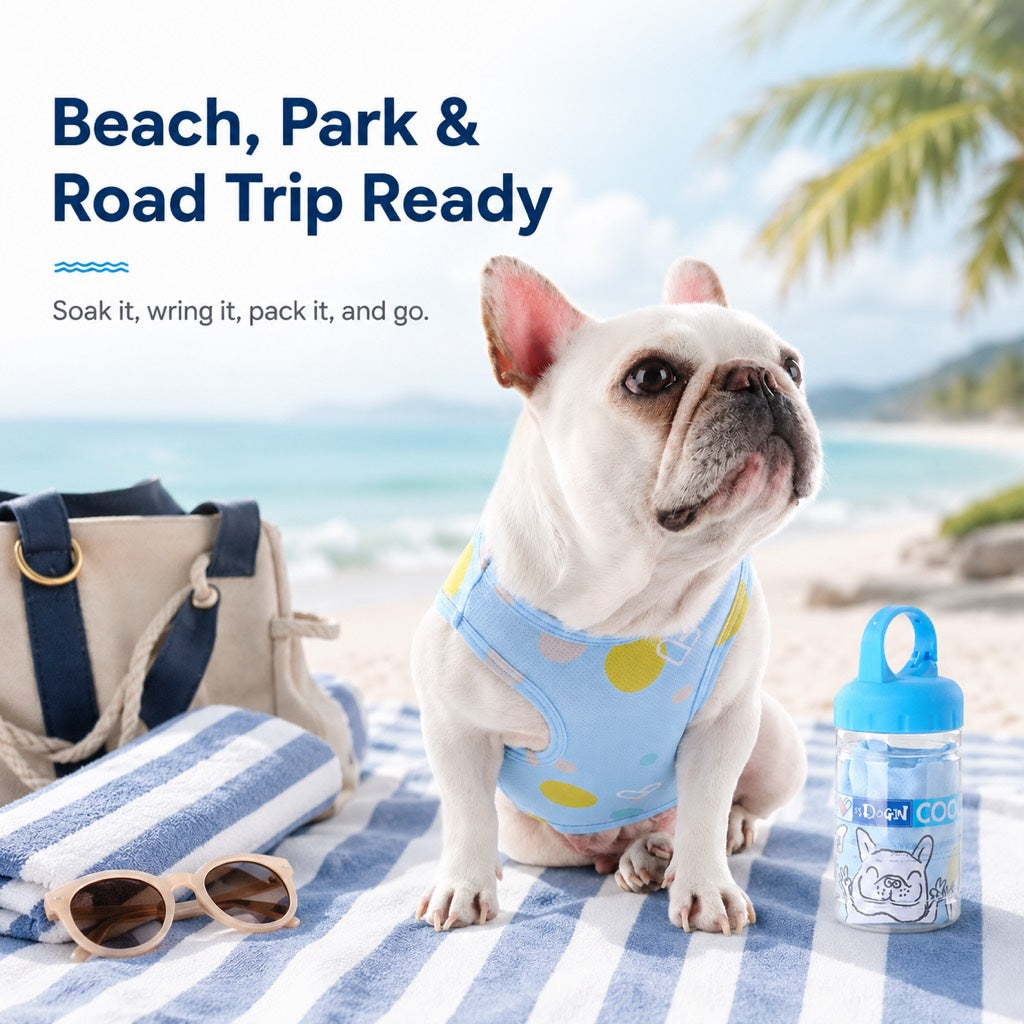 Kalliroi | French Bulldog Cooling Vest for Hot Summer Walks - image 2