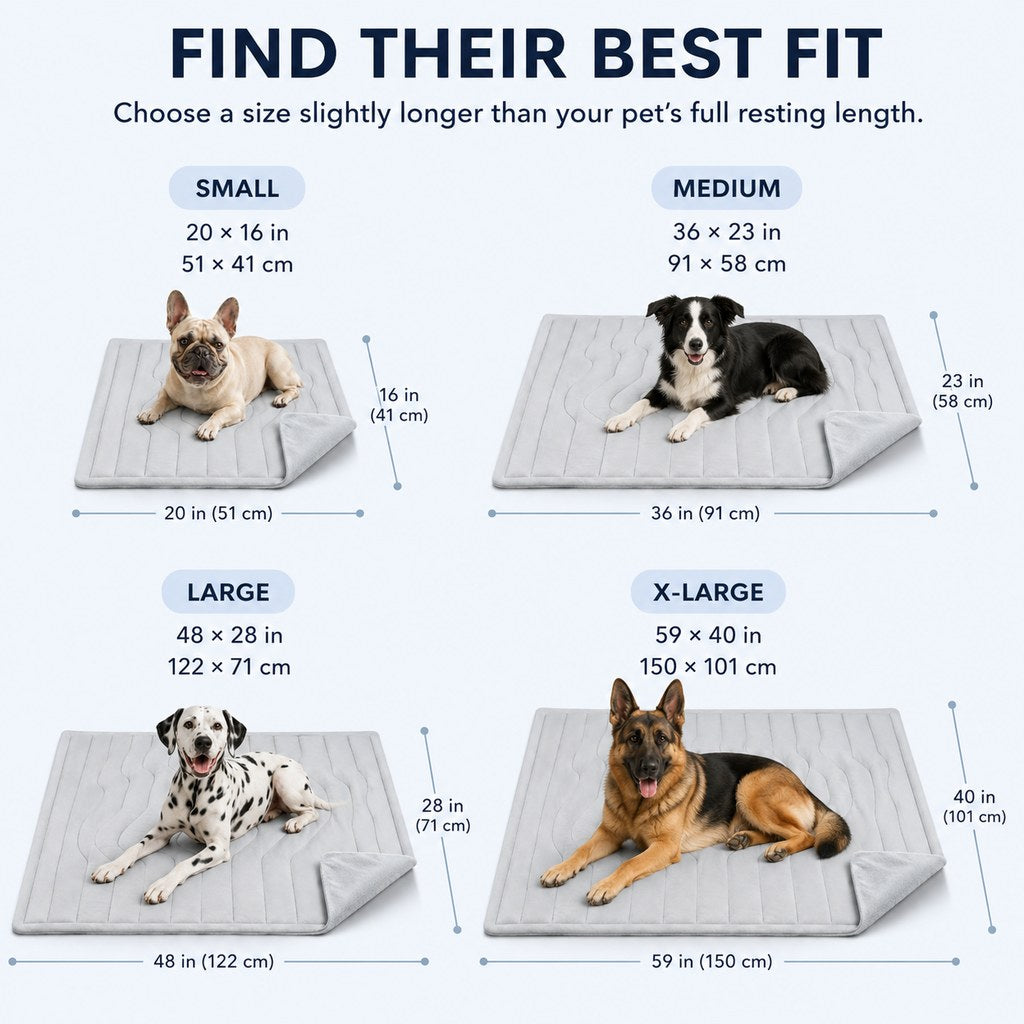 Maecia | Reversible All-Season Cooling-Feel Pet Mat for Dogs & Cats - image 10