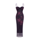 Julie | Women's Róisín purple floral-print midi dress (Final -US Only)
