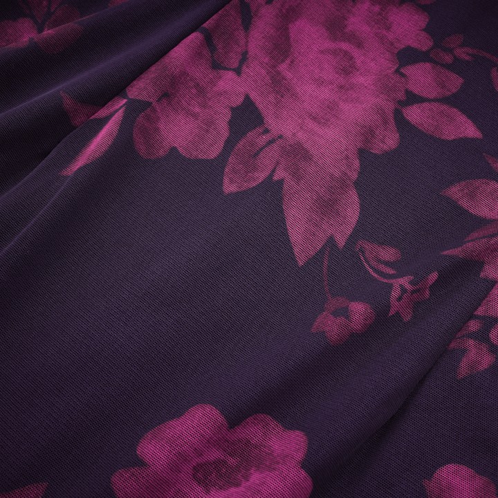 Julie | Women's Róisín purple floral-print midi dress (Final -US Only)