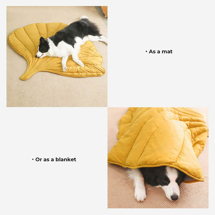 Bundeena | Leaf Shape Washable Dog Blanket and Mat - image 4