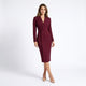Ava | Women's Double-Breasted Tailored Midi Dress