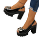 Cassia | Women's Elegant Peep-Toe Buckle Heeled Sandals