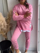 Hadley | Women's Two Piece Lounge Set Oversized Top Tapered Joggers