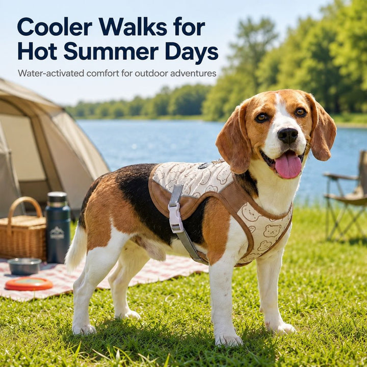 Ermioni | Water-Activated Dog Cooling Sun Vest for Summer Walks, Camping & Outdoor Heat Relief - image 6