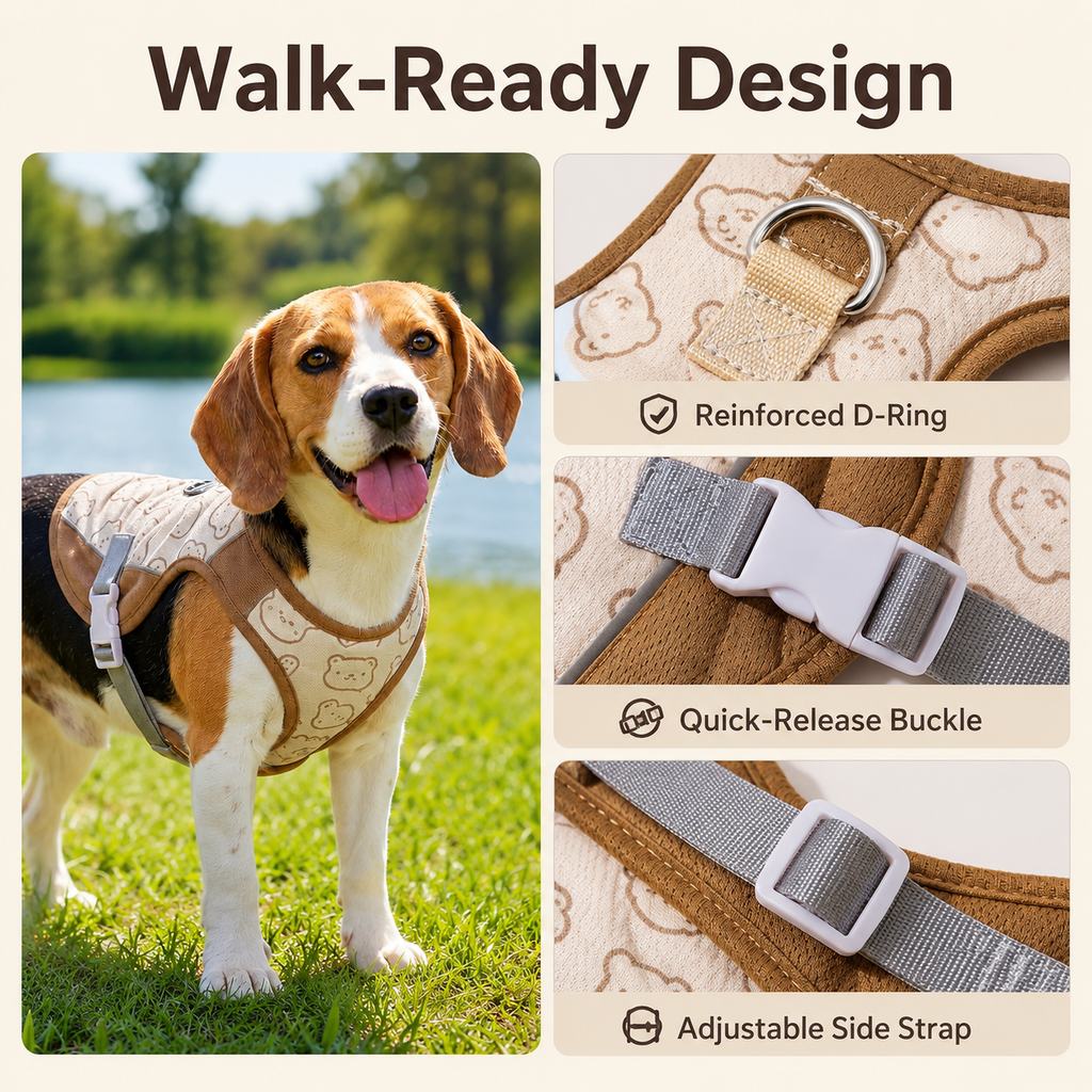 Ermioni | Water-Activated Dog Cooling Sun Vest for Summer Walks, Camping & Outdoor Heat Relief - image 8