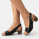 Tamara | Women's Peep-Toe Slingback Block Heel Sandals