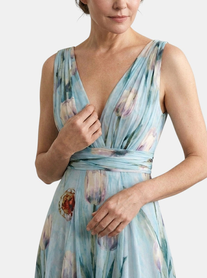 Florinda | Women's Floral Wrap Maxi Dress