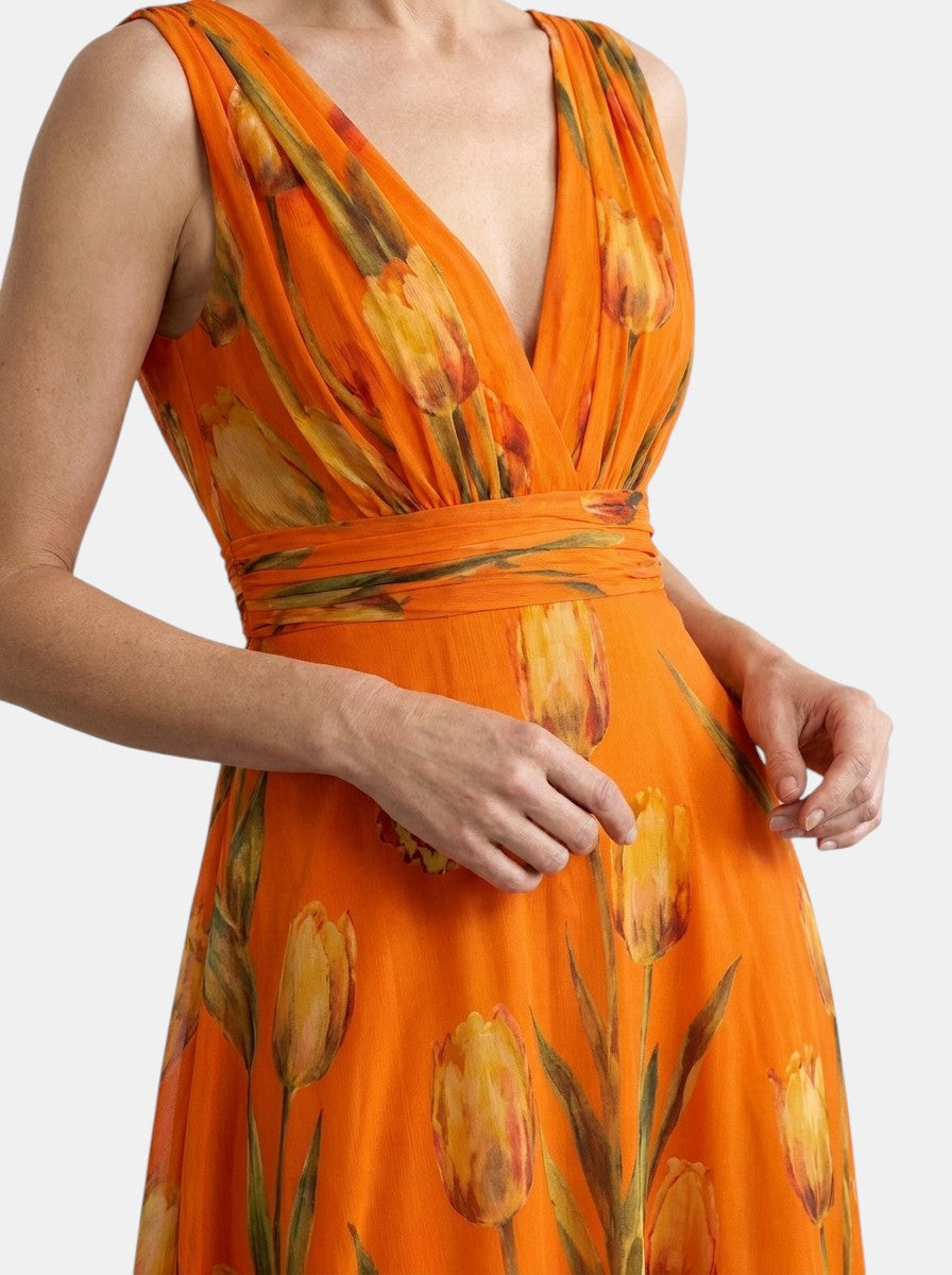Florinda | Women's Floral Wrap Maxi Dress