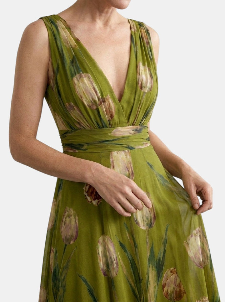 Florinda | Women's Floral Wrap Maxi Dress